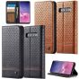 Fitsu Samsung Galaxy S10 Plus Flipcase in Schwarz und Braun | Versandkostenfrei