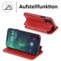 Premium Flipcase für Apple iPhone 11 - Rot