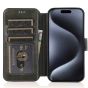 Handytasche für iPhone 15 Pro Flipcase - Schwarz