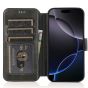 Handytasche für Apple iPhone 16 Pro Flipcase - Schwarz