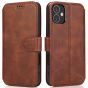 Handytasche für iPhone 17 Hülle Braun Flipcase mit Klappverschluss