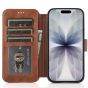 Handytasche für Apple iPhone 17 Flipcase Hülle - Braun