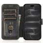 Handytasche für iPhone 18 Pro Flipcase Klapphülle mit Standfunktion - Schwarz