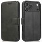 Handytasche für iPhone 18 Pro Max Flipcase Schwarz Klapphülle mit Standfunktion