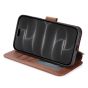 Handytasche für iPhone 18 Pro Max Flipcase Klapphülle mit Standfunktion - Braun