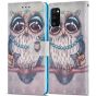 Flipcase für Samsung Galaxy A41 Handytasche mit Totenkopf / Skull Motiv