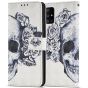 Flipcase für Samsung Galaxy A71 Handytasche mit Totenkopf / Skull Motiv