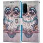 Flipcase für Samsung Galaxy S20 Handytasche mit Eulen Motiv