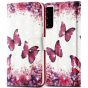 Handyhülle für Samsung Galaxy S21 Flipcase Schmetterling