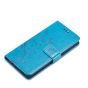 Handytasche für Galaxy S8 mit Blumen Motiv - Blau