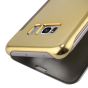 Clear View Hülle Spiegelnd für Galaxy S6 - Gold 