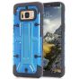 Galaxy S8+ Outdoor Hülle Blau-Transparent | handyhuellen-24.de