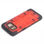 Outdoor Hülle für Galaxy S8 Plus - Rot / Transparent