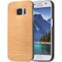 Samsung Galaxy S8+ Hülle mit Rückseite aus Aluminium in Gold