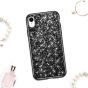 Glitzer Handyhülle für Apple iPhone XR Case - Schwarz