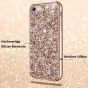 Glitzer Hülle für iPhone 7 - Roségold