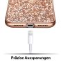 Glitzer Hülle für iPhone 7 - Roségold