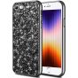 Glitzer Hülle für Apple iPhone SE (2022) Glitter Case Schwarz