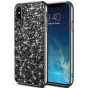 Glitzer Hülle für iPhone XS Glitter Case Schwarz