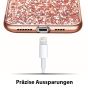 Glitzer Handyhülle für iPhone 11 Pro Max - Roségold