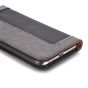 Tasche aus Jeansstoff für iPhone 6 / 6s - Schwarz