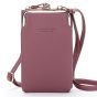 Handybag Umhänge Tasche Flipcase Pink / Brombeere