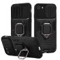 Handyhülle für iPhone 7 Case mit Kamera Slider - Schwarz