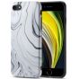Handyhülle für iPhone SE 2020 Handyhülle / Case in Marmor Optik Weiß
