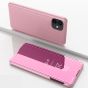 Spiegel Handyhülle für Apple iPhone 12 Pro Flipcase Rosa