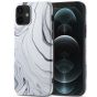 Handyhülle für iPhone 12 Pro Handyhülle / Case in Marmor Optik Weiß