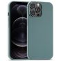 Handyhülle für Apple iPhone 12 Pro Silikon Case Piniengrün