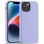 Silikon Handyhülle für Apple iPhone 14 Case Flieder Violett