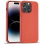 Handyhülle für Apple iPhone 14 Pro Max Silikon Case Korallenrot