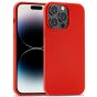 Handyhülle für Apple iPhone 14 Pro Silikon Case Rot