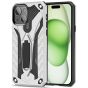Robuste Handyhülle für Apple iPhone 15 Case Silber
