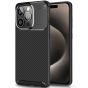 Handyhülle für Apple iPhone 15 Pro Max Case Carbon Schwarz