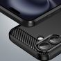 Handyhülle für iPhone 16 Case im Carbon Design - Schwarz
