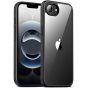 Transparente Handyhülle für iPhone 16e Case Durchsichtig mit schwarzen Rahmen 