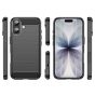 Handyhülle für iPhone 17 Case im Carbon Design - Schwarz