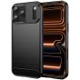 Handyhülle für iPhone 17 Pro Max Case im Carbon Design Schwarz