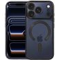 Durchsichtige Schutzhülle für iPhone 17 Pro Max Hülle Transparent mit schwarzen Rahmen MagSafe kompatibel mit Kameraschutz