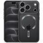 Transparente MagSafe Hülle für iPhone 18 Pro Case mit schwarzen Designelementen