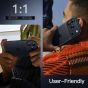 Handyhülle für iPhone 18 Pro Case Transparent mit schwarzen Rahmen