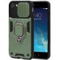 Handyhülle für iPhone 8 Case mit Kameraschutz / verschiebbarer Kameraabdeckung / Kamera Slider Grün 