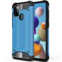 Robuste Outdoor Hülle für Samsung Galaxy A21s Case Blau