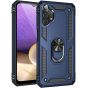 Handyhülle für Samsung Galaxy A32 Case Blau mit 360° Ringhalter