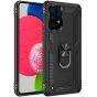 Handyhülle für Samsung Galaxy A52s 5G Case Schwarz mit 360° Ringhalter