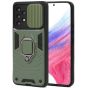 Handyhülle für Samsung Galaxy A53 Armor Case mit Kameraschutz / Kameraabdeckung / Kamera Slider Grün