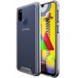 Transparente kristallklare Hülle für Samsung Galaxy M31 Hybrid Case mit weichem TPU-Silikon Rahmen und robuster Rückseite