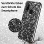 Glitzer Handyhülle für Samsung Galaxy S8 - Schwarz